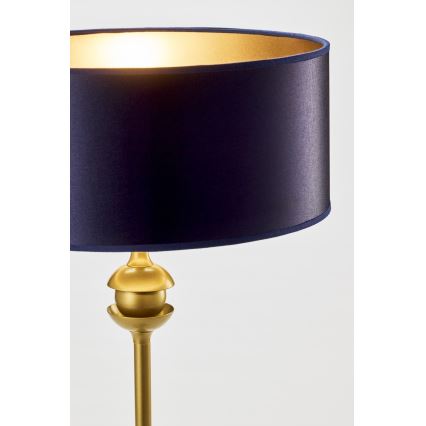 Jupiter 2116 - Tischlampe KASZMIR 1xE27/15W/230V blau/gold