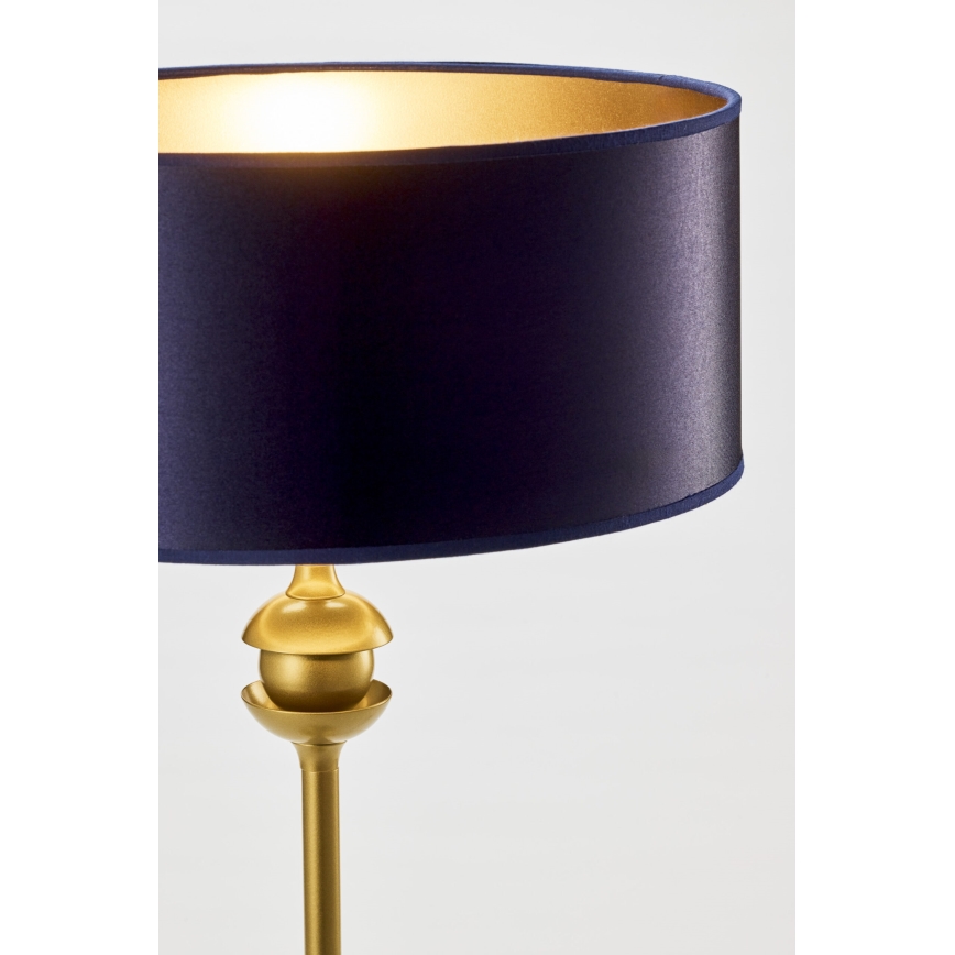 Jupiter 2116 - Tischlampe KASZMIR 1xE27/15W/230V blau/gold