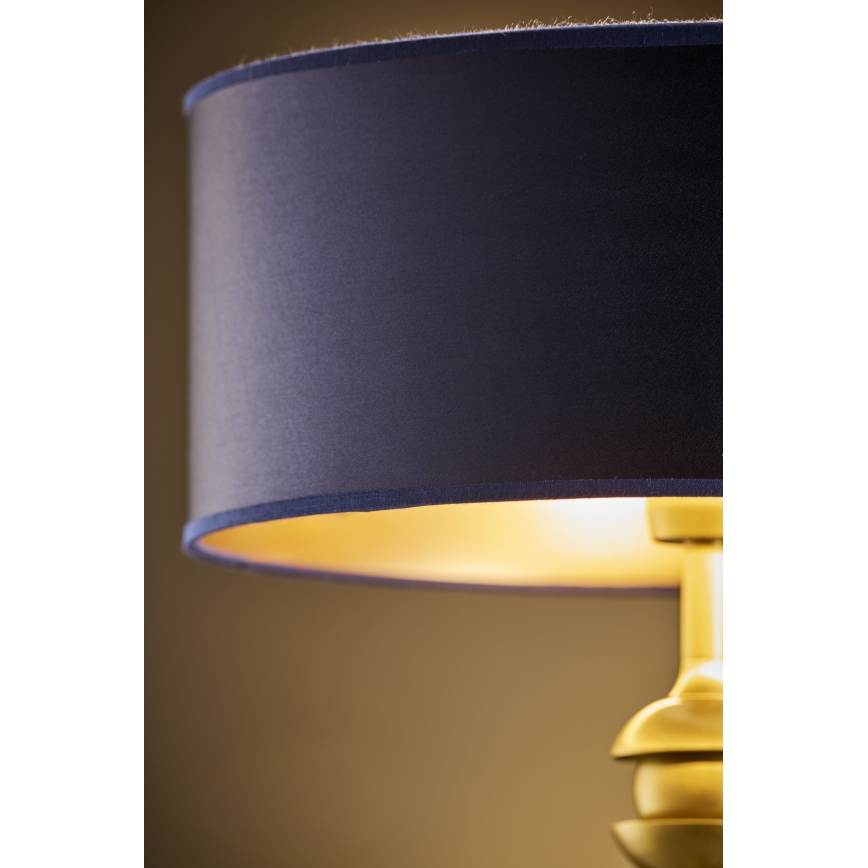 Jupiter 2116 - Tischlampe KASZMIR 1xE27/15W/230V blau/gold