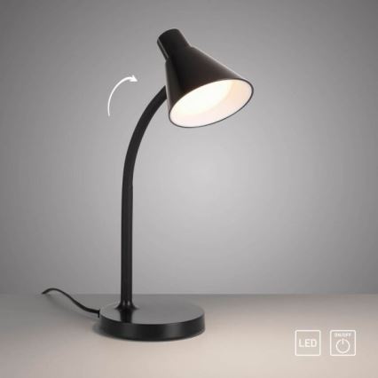 JUST LIGHT. 11248-18 - flexible LED-Schreibtischlampe PIXIE LED/4,5 W/230 V schwarz