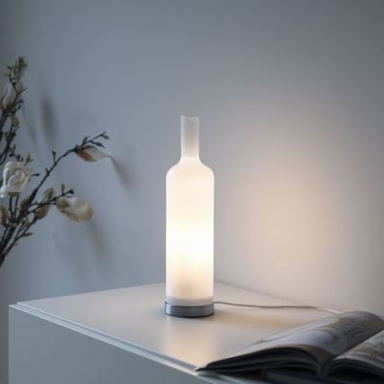 JUST LIGHT. 14006-16 - Tischlampe BOTTLE 1xE14/25W/230V weiß