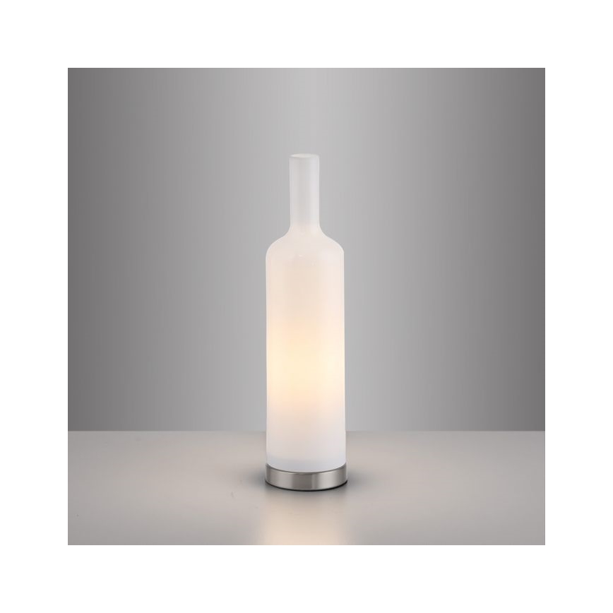 JUST LIGHT. 14006-16 - Tischlampe BOTTLE 1xE14/25W/230V weiß