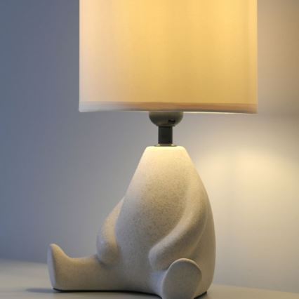 JUST LIGHT. 14190-39 - Tischlampe TED 1xE27/25W/230V beige