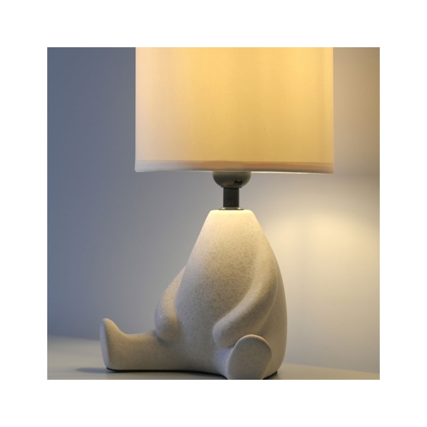 JUST LIGHT. 14190-39 - Tischlampe TED 1xE27/25W/230V beige