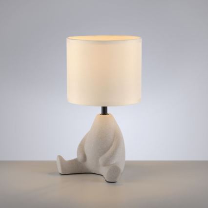 JUST LIGHT. 14190-39 - Tischlampe TED 1xE27/25W/230V beige