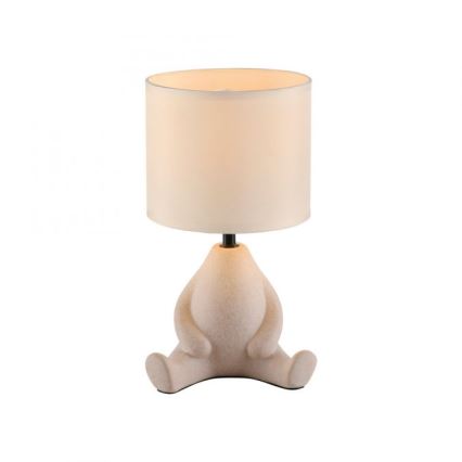 JUST LIGHT. 14190-39 - Tischlampe TED 1xE27/25W/230V beige