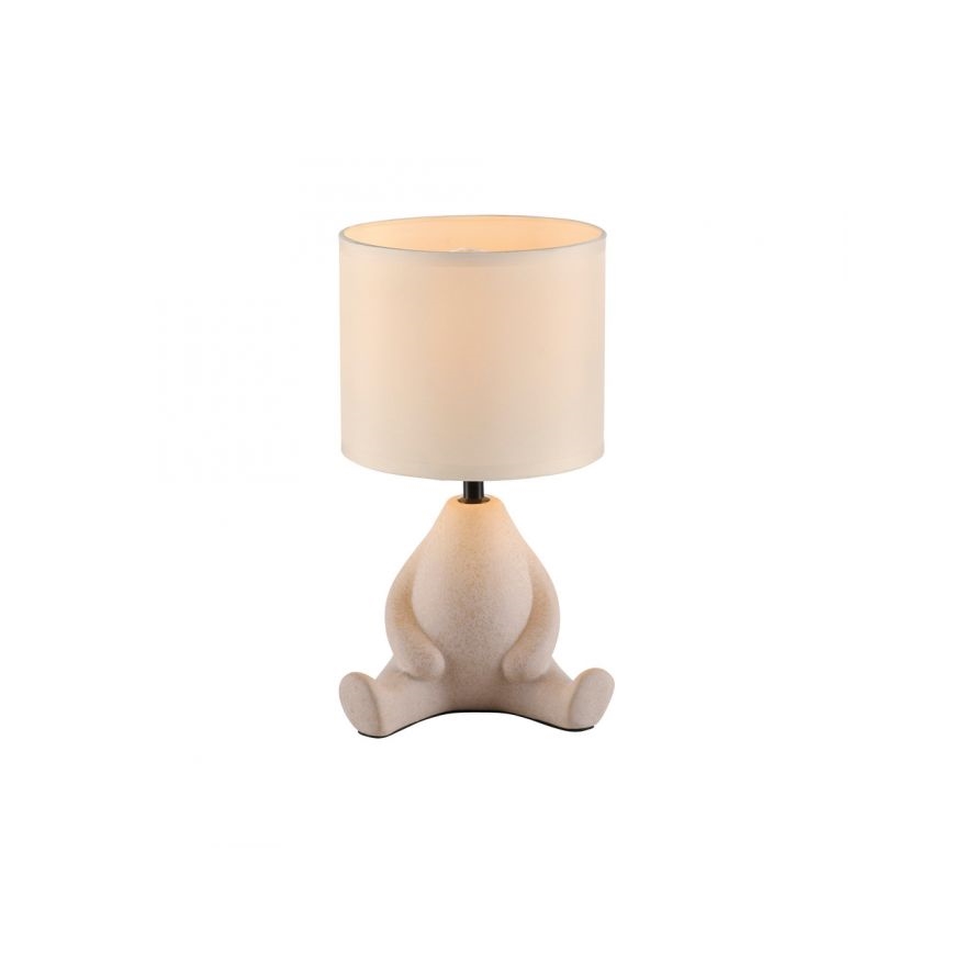 JUST LIGHT. 14190-39 - Tischlampe TED 1xE27/25W/230V beige