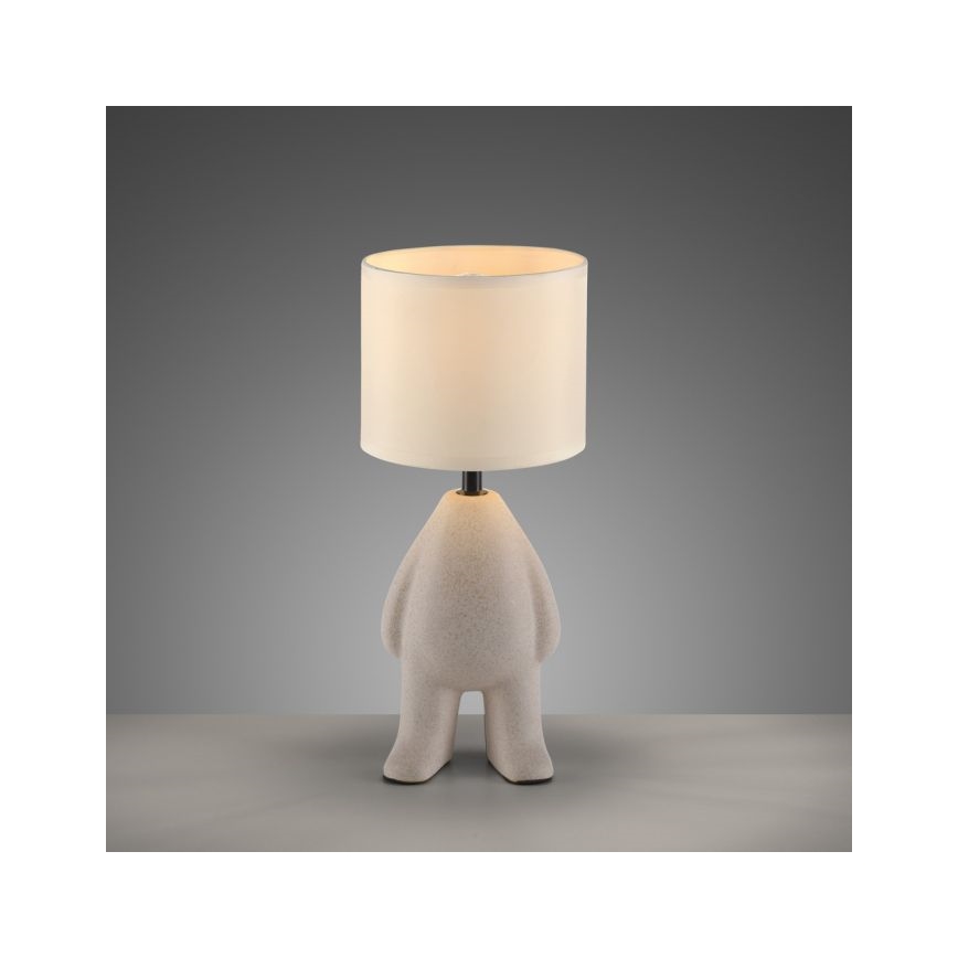 JUST LIGHT. 14191-39 - Tischlampe TED 1xE27/25W/230V beige