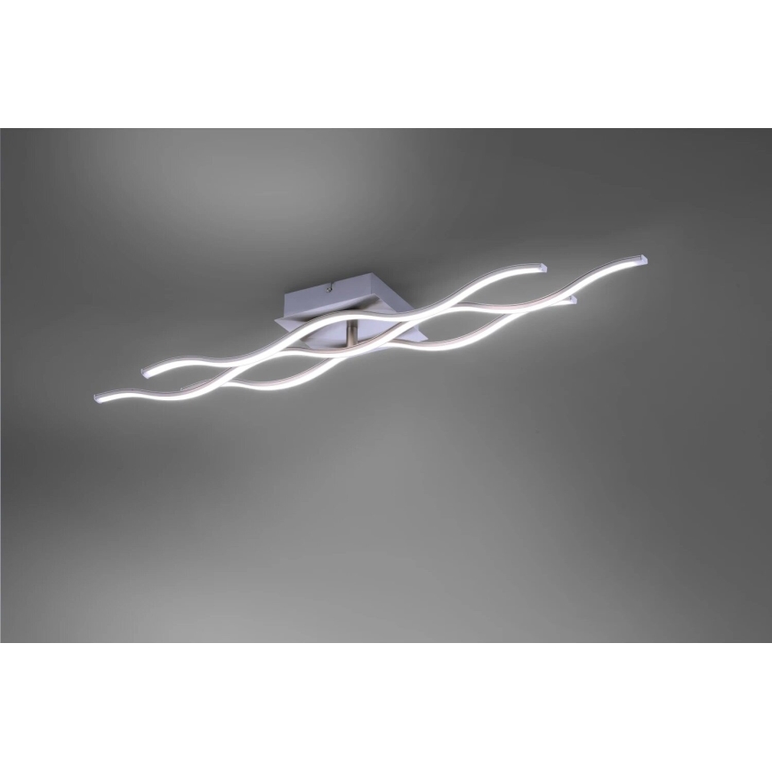 JUST LIGHT. 16266-55 - Dimmbare LED-RGB-Deckenleuchte LOLA WAVE LED/30W/230V 2700-5000K + Fernbedienung
