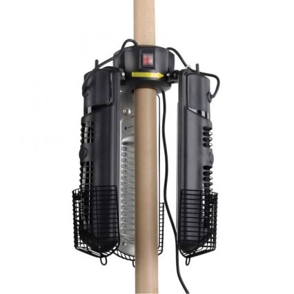 JUST LIGHT. 99513-18 - Outdoor-Heizelement GLOW 3x650W/1300W/2000W/230V IP34