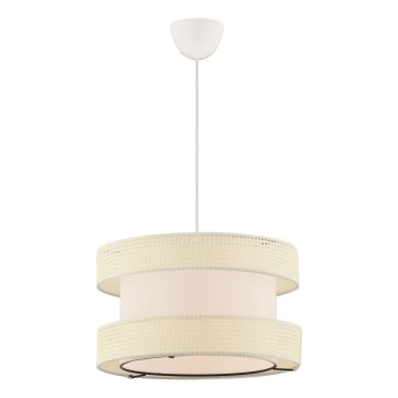 Kabel-Hängeleuchte HALO 1xE27/60W/230V, cremefarben