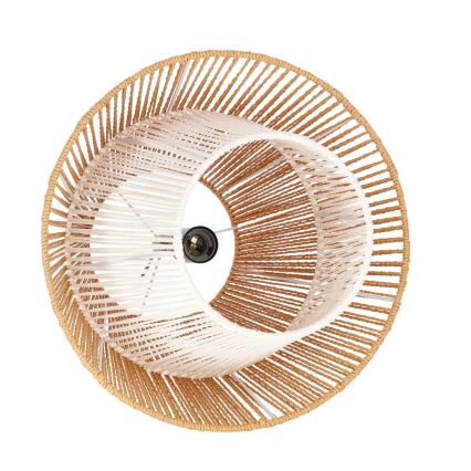 Kabel-Pendelleuchte AFRICA 1xE27/40W/230V Ø 40 cm braun/creme