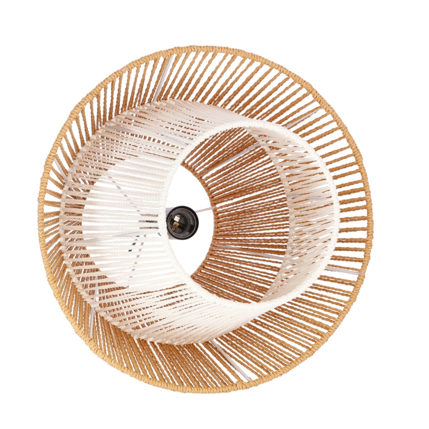 Kabel-Pendelleuchte AFRICA 1xE27/40W/230V Ø 40 cm braun/creme