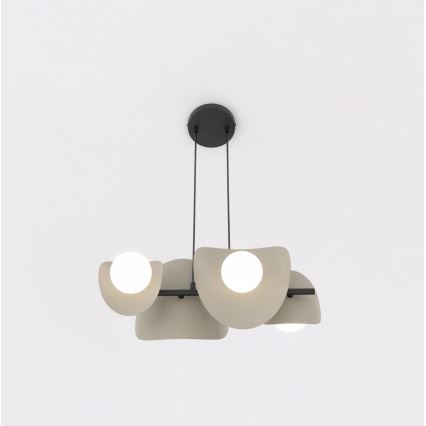 Kabel-Pendelleuchte ELEMENTI 4xG9/8W/230V beige