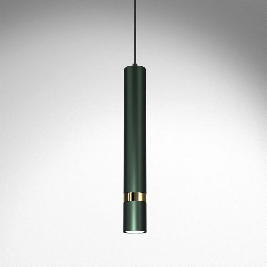 Kabel-Pendelleuchte JOKER, 1x GU10/25 W/230 V, grün/gold