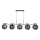 Kabel-Pendelleuchte LUMOS 5xG9/20W/230V rauchschwarz
