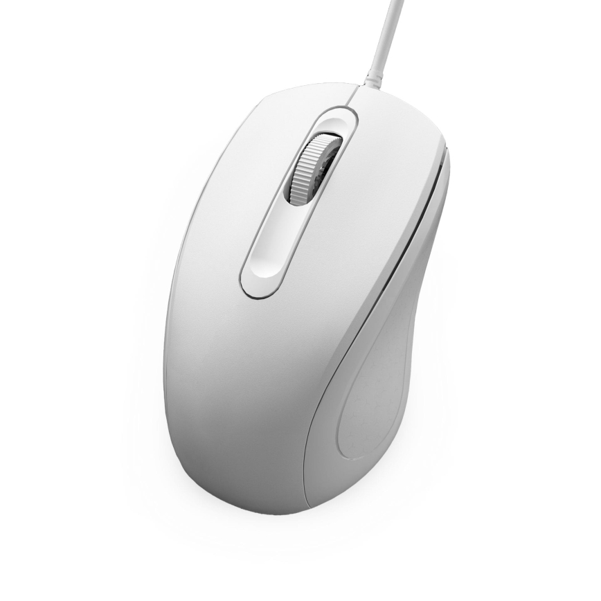 Kabelgebundene Maus 1200 DPI weiß