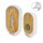 Kabellose Steckdosenklingel BELL 230V + 1x23A Braun