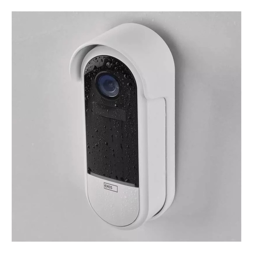Kabellose Video-Türklingel mit Bewegungssensor GoSmart 5V 3xAA IP65 Wi-Fi Tuya