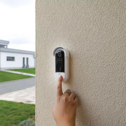 Kabellose Video-Türklingel mit Bewegungssensor GoSmart 5V 3xAA IP65 Wi-Fi Tuya