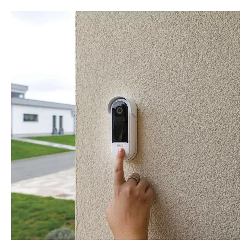 Kabellose Video-Türklingel mit Bewegungssensor GoSmart 5V 3xAA IP65 Wi-Fi Tuya