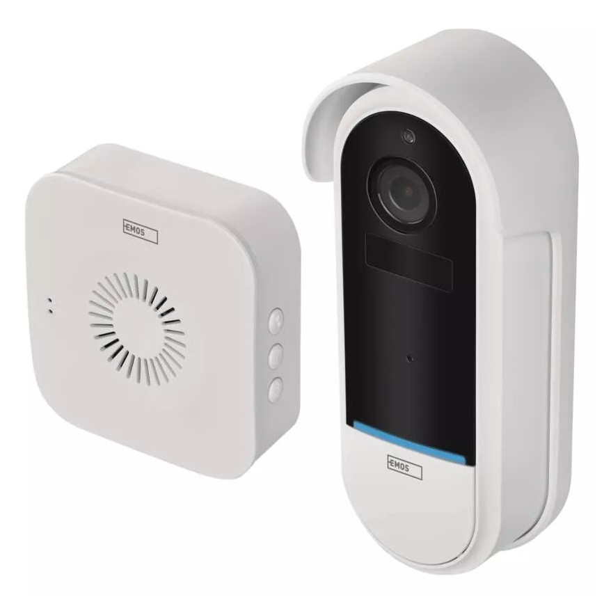 Kabellose Video-Türklingel mit Bewegungssensor GoSmart 5V 3xAA IP65 Wi-Fi Tuya