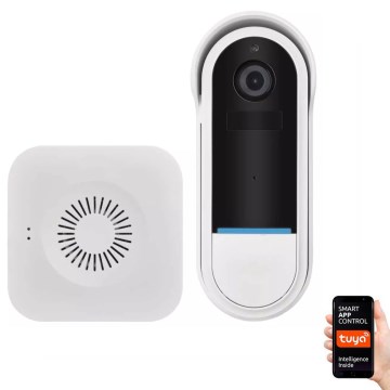 Kabellose Video-Türklingel mit Bewegungssensor GoSmart 5V 3xAA IP65 Wi-Fi Tuya
