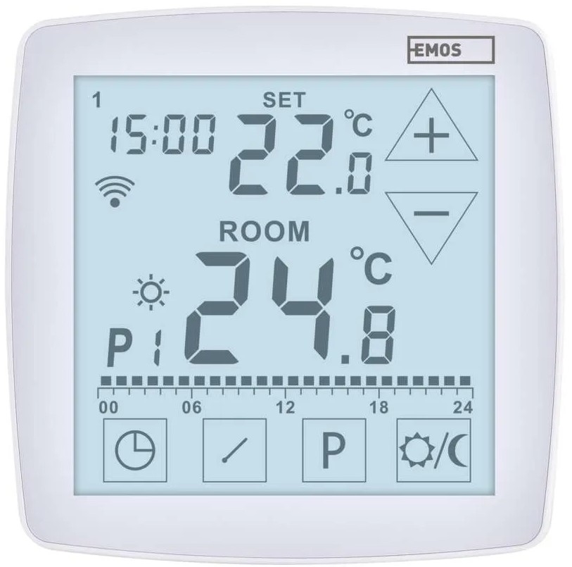 Kabelloses digitales Thermostat GoSmart 230V/16A Wi-FI Tuya