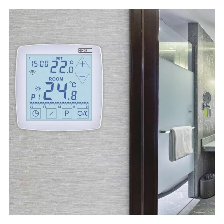 Kabelloses digitales Thermostat GoSmart 230V/16A Wi-FI Tuya