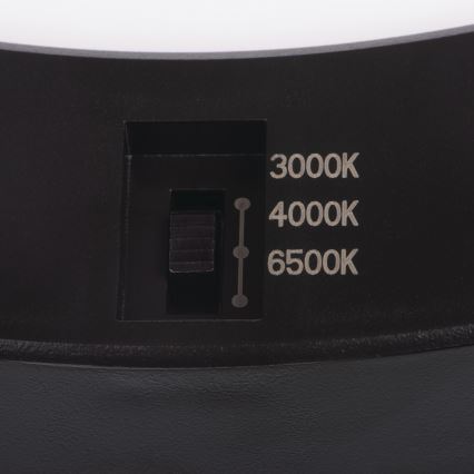 LED Decken-/Abgehängte Leuchte mit Bewegungssensor 2in1 ERGA LED/17W/230V 3000/4000/6500K Schwarz