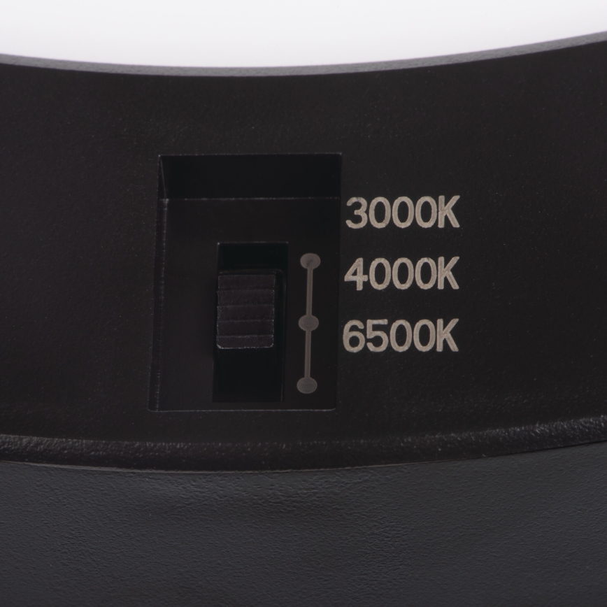 LED Decken-/Abgehängte Leuchte mit Bewegungssensor 2in1 ERGA LED/17W/230V 3000/4000/6500K Schwarz