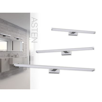 LED Badezimmerspiegelbeleuchtung ASTEN LED/8W/230V IP44 glänzender Chrom