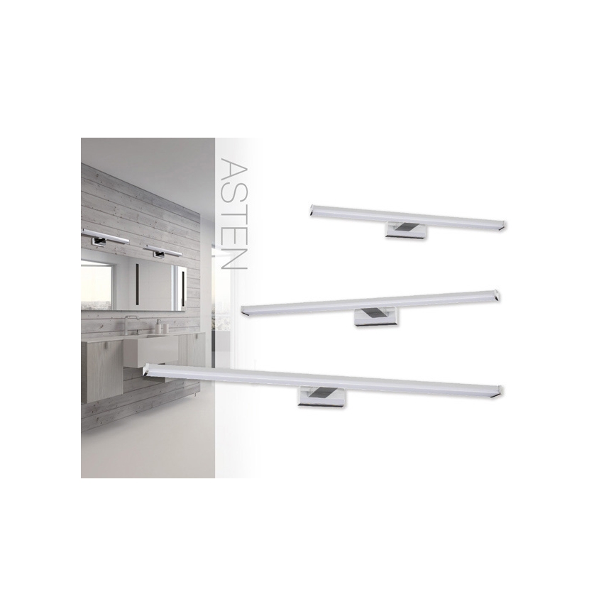 LED Badezimmerspiegelbeleuchtung ASTEN LED/8W/230V IP44 glänzender Chrom