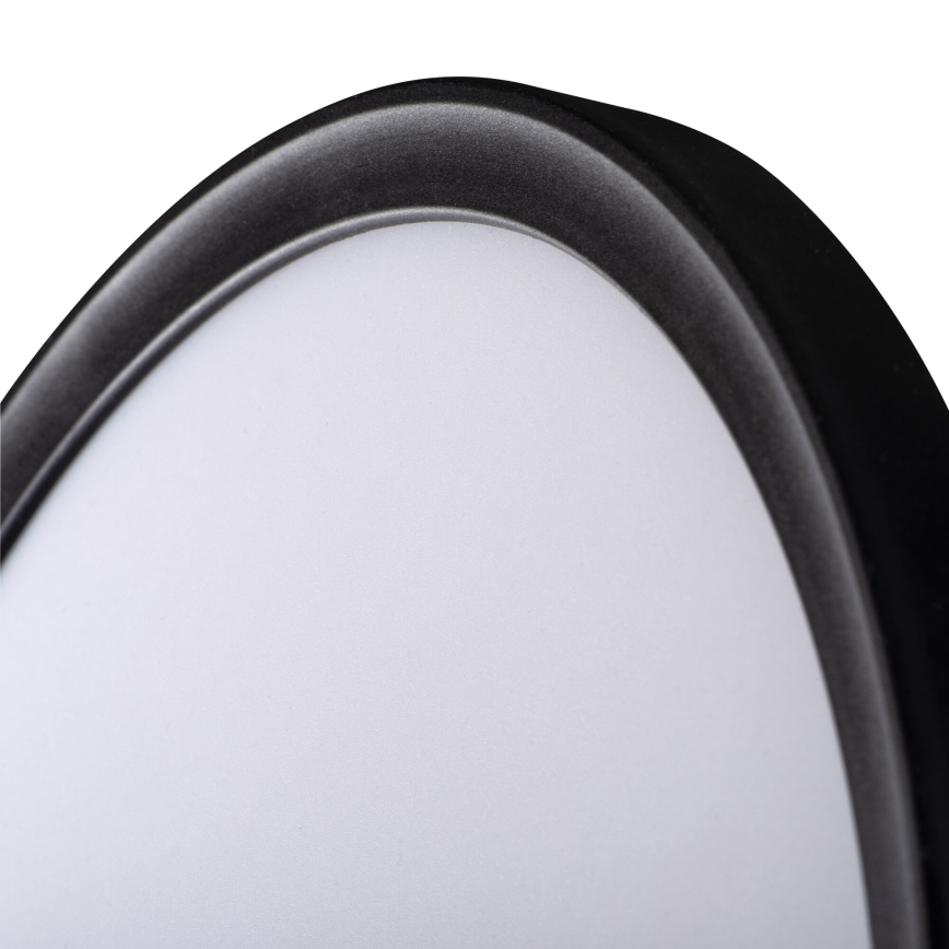 LED-Deckenleuchte AZPO LED/22W/230V 3000/4000/6000K Ø 42 cm IP54 schwarz