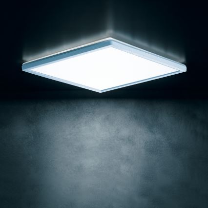 LED-Deckenleuchte AZPO LED/12,3W/230V 3000/4000/6000K 22,5x22,5 cm IP54 weiß