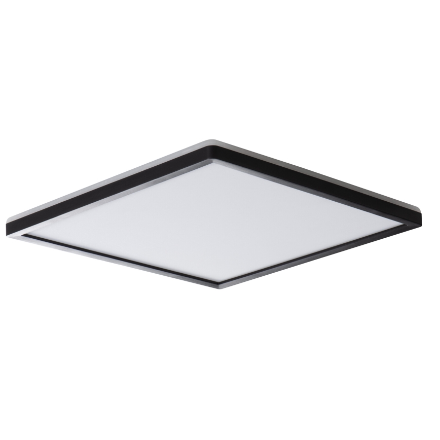 LED Deckenleuchte AZPO LED/22W/230V 3000/4000/6000K 42x42 cm IP54 schwarz