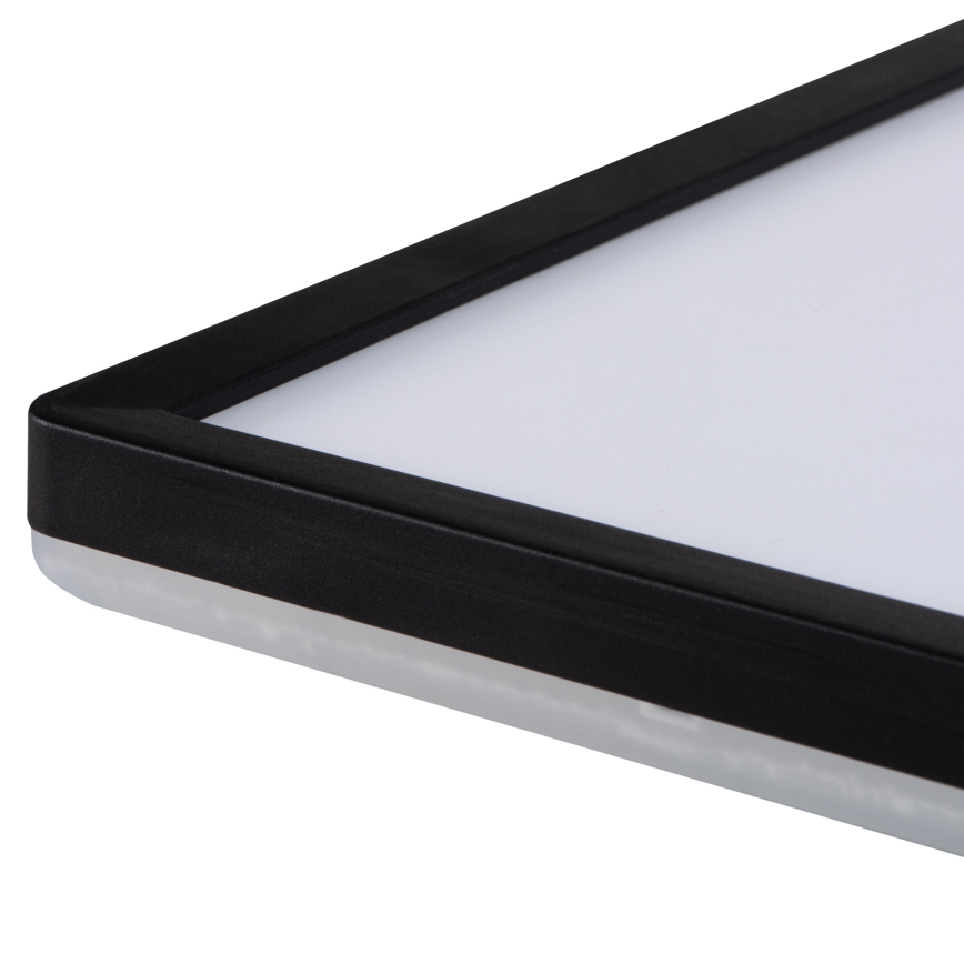 LED Deckenleuchte AZPO LED/22W/230V 3000/4000/6000K 42x42 cm IP54 schwarz