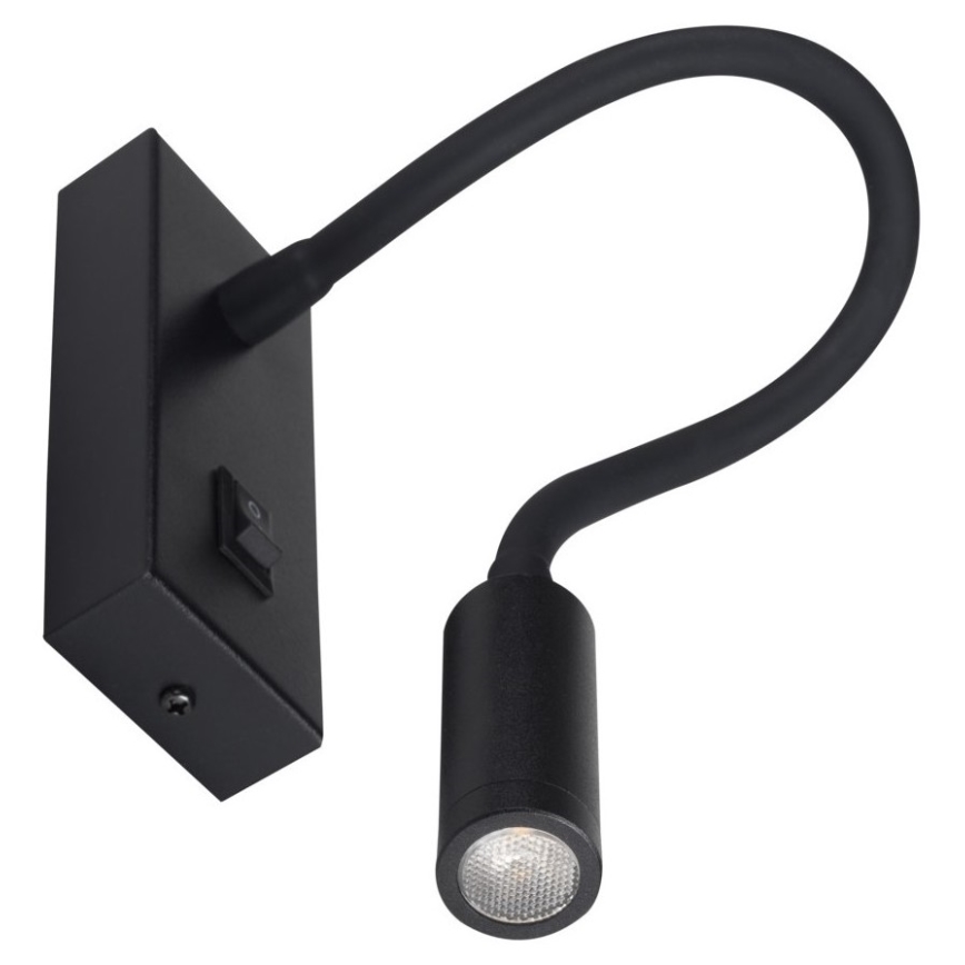 LED Flexibles Leselicht TONIL LED/2,7W/230V schwarz