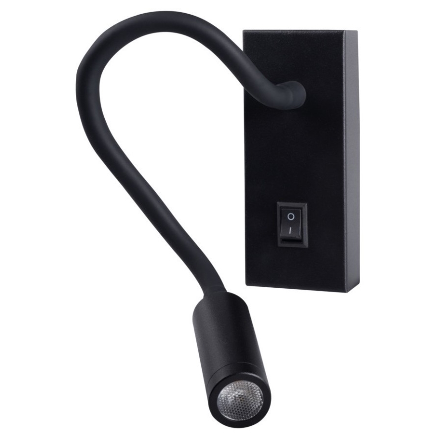 LED Flexibles Leselicht TONIL LED/2,7W/230V schwarz