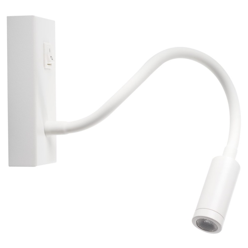 LED Flexibles Leselicht TONIL LED/2,7W/230V Weiß