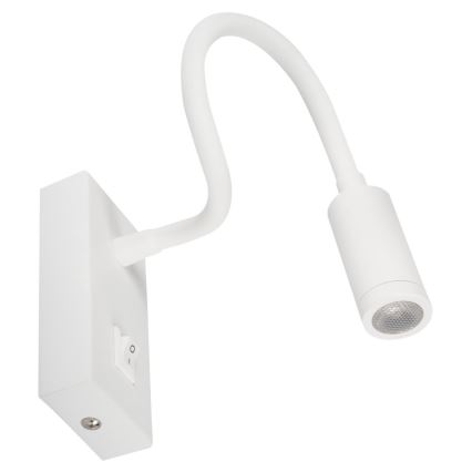 LED Flexibles Leselicht TONIL LED/2,7W/230V Weiß