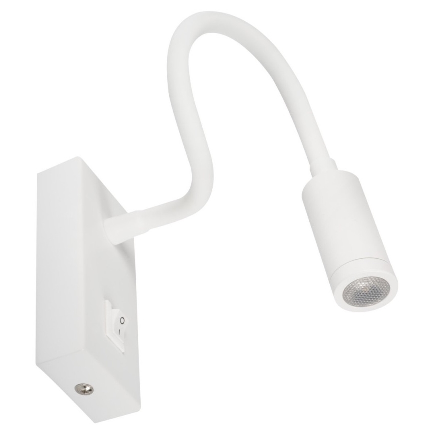 LED Flexibles Leselicht TONIL LED/2,7W/230V Weiß