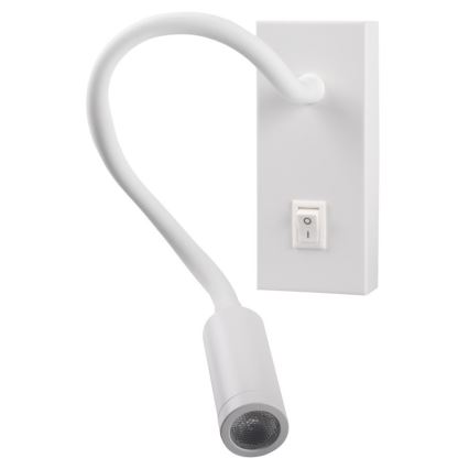 LED Flexibles Leselicht TONIL LED/2,7W/230V Weiß