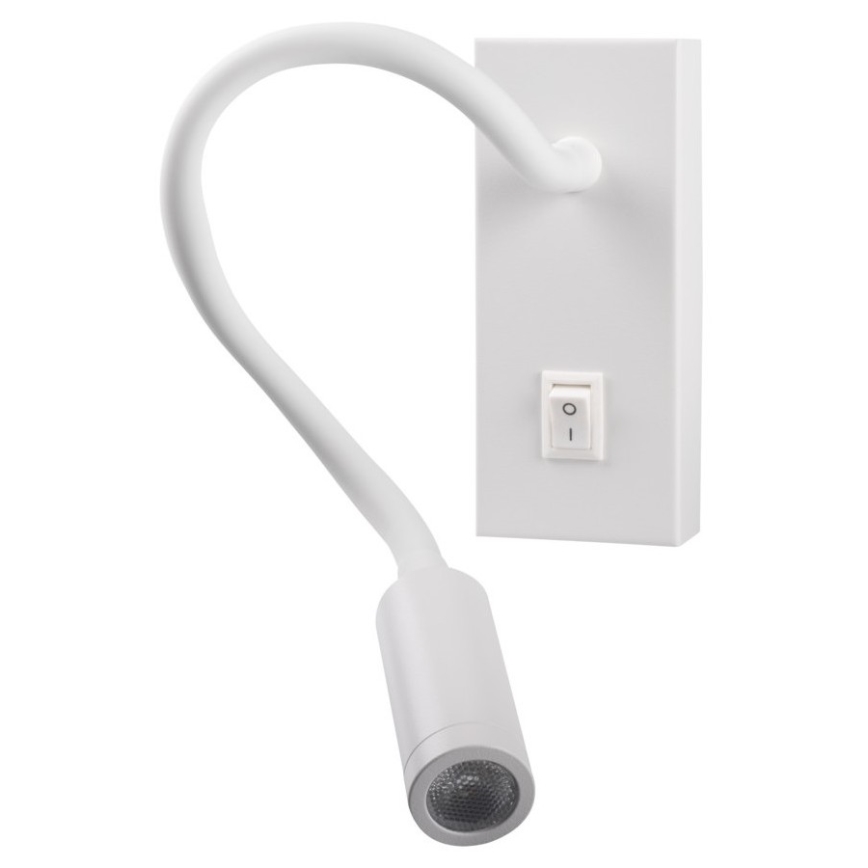 LED Flexibles Leselicht TONIL LED/2,7W/230V Weiß