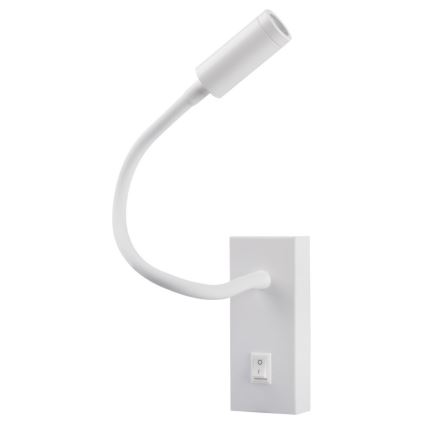 LED Flexibles Leselicht TONIL LED/2,7W/230V Weiß