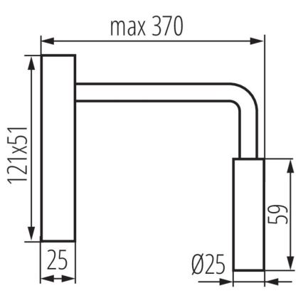 LED Flexibles Leselicht TONIL LED/2,7W/230V Weiß