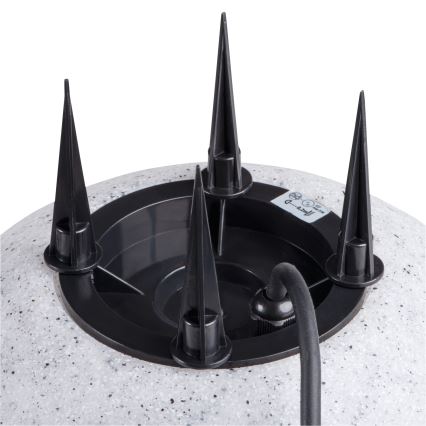 Außenleuchte STONO 1xE27/15W/230V Ø 31,5 cm IP65