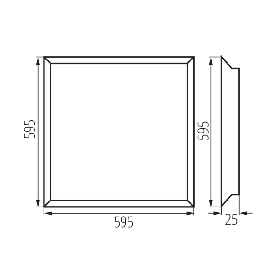 LED-Deckenpanel BLINGO LED/38W/230V 60x60 cm