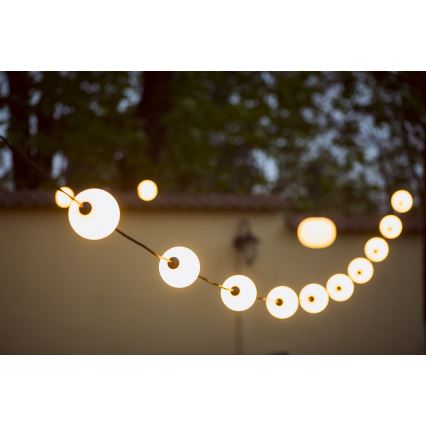 Dekorative LED-Outdoor-Kette GARLAND STONO 10xLED/10W/230V 6m IP67
