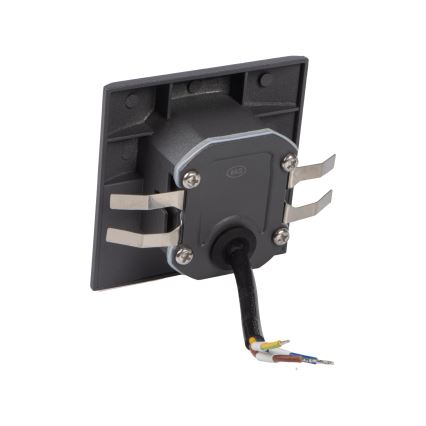 LED-Treppenleuchte mit Bewegungs- und Dämmerungssensor EXIN LED/2,5W/230V 3000K IP65 anthrazit eckig